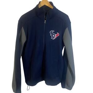 NFL Houston Texans  G-III Regular Season  Full Zip Jacket Navy Blue Grey Sz M